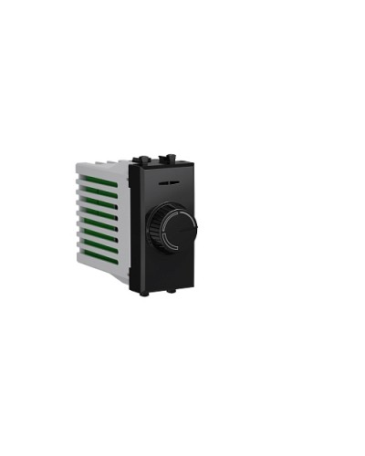 Диммер поворотный Черный квадрат, Avanti, 16A, 1 мод. DKC 4402131 в Кемерово Аксессуары для стоек и шкафов Pintop.ru