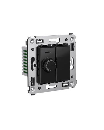 Диммер поворотный в стену, Avanti, Черный квадрат DKC 4402133 в Кемерово Аксессуары для стоек и шкафов Pintop.ru