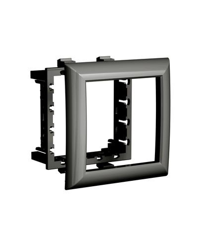 Рамка-суппорт Avanti черный для In-liner Front, 2 мод. DKC 4402912 в Кемерово Аксессуары для лотков Pintop.ru