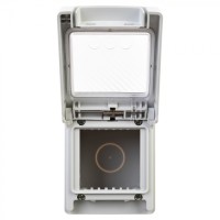 Коробка для настенного монтажа "Avanti", IP55, серая, 2 модуля DKC (4403932)