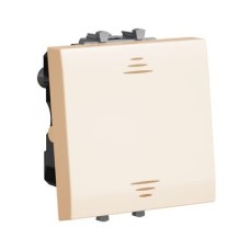 Выключатель "Ванильная дымка", "Avanti", 16A, 2 мод. DKC 4405102