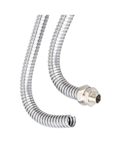 Металлорукав из оц.стали DN 12мм, Dвн 12,0 мм, Dнар 15,0 мм, IP40, 50м DKC (667R1215) в Кемерово Металлорукав Pintop.ru