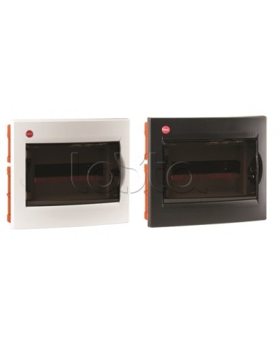 Щиток встраив.с двер.12мод.,IP41,бел., с клем.блок.1х87512 и замком DKC (81912) в Кемерово Распределительные коробки Pintop.ru