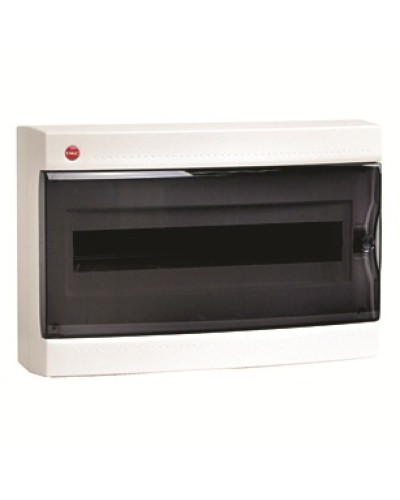 Щиток настенный-18з проз/дв IP40 бел +2 клем.бл ДКС 84918 в Кемерово Боксы для автоматов Pintop.ru