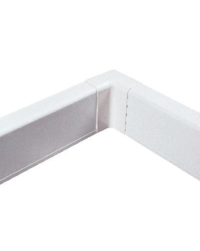 Угол внутренний для плинтусного короба 100х40 мм белый DKC AIR10042 в Кемерово Аксессуары для кабель-канала Pintop.ru