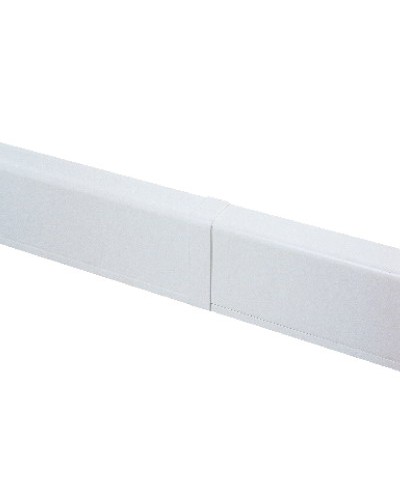 Накладка на стык для плинтусного короба 100х40 мм белое DKC AIR10049 в Кемерово Аксессуары для лотков Pintop.ru