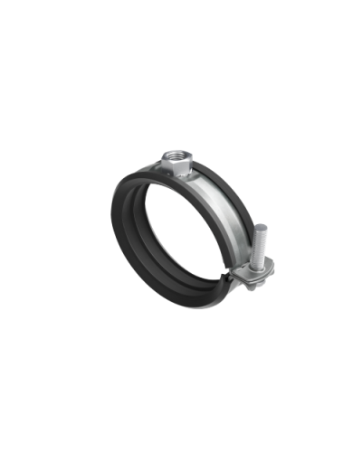 Хомут быстрой фиксации с изоляцией с гайкой М8 для труб d 1 3/4 DKC BHL21134 в Кемерово Аксессуары для кабель-канала Pintop.ru
