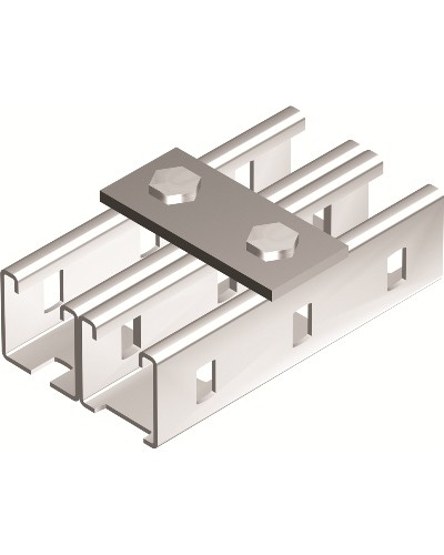 Пластина соединительная, длина 90 мм, 2отв., горячеоцинкованная DKC BMD1011HDZ в Кемерово Аксессуары для лотков Pintop.ru