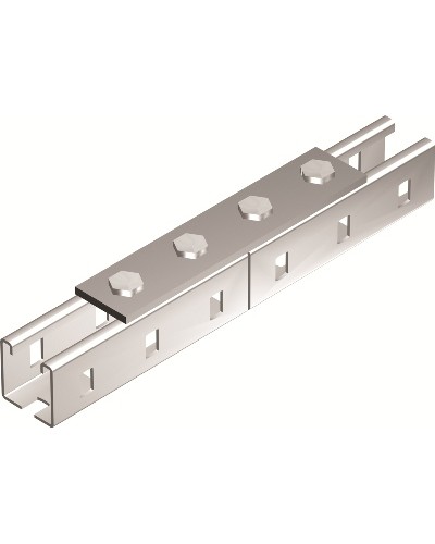 Пластина соединительная, длина 190 мм, 4отв., горячеоцинкованная DKC (BMD1012HDZ) в Кемерово Аксессуары для лотков Pintop.ru
