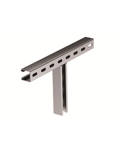 Крепление Т-образное к вертикальной двутавровой балке 200 мм горячеоцинковнное DKC BMH3020HDZ в Кемерово Аксессуары для кабель-канала Pintop.ru