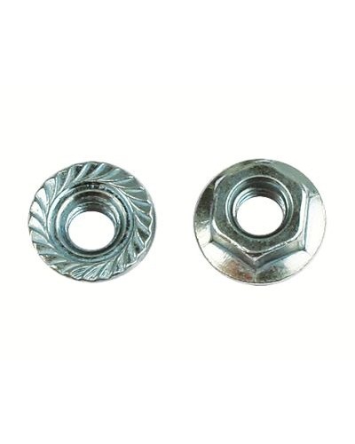 Гайка с насечкой, препятствующей откручиванию М6 HDZ (200 шт/уп) DKC (CM100600HDZ) в Кемерово Крепеж Pintop.ru