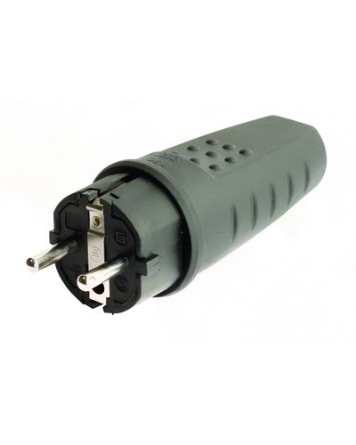 Вилка Schuko. Каучук. DKC DIS1103100 в Кемерово Аксессуары для стоек и шкафов Pintop.ru