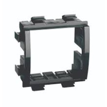 Каркас под 2 модуля "Brava", чёрный DKC (F0000MB)