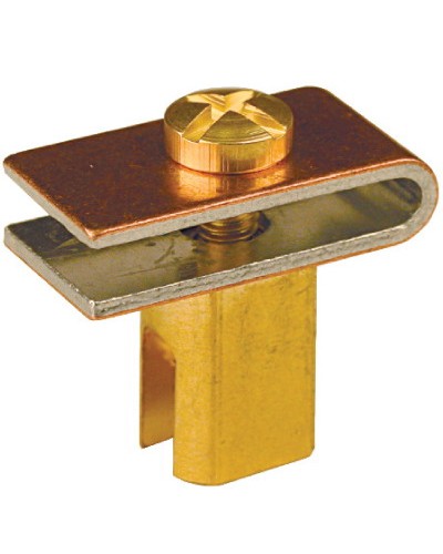 Усиленная клемма заземления для проволочного лотка DKC FC37303 в Кемерово Аксессуары для лотков Pintop.ru