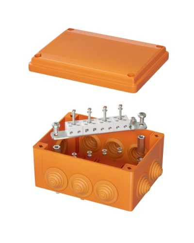 Коробка пластиковая FS с кабельными вводами иклеммниками,IP55,150х110х70мм, 8р, 450V,6A,4мм.кв DKC (FSB21804) в Кемерово Распределительные коробки Pintop.ru