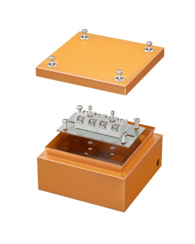 Коробка стальная FS с гладкими стенками и клеммниками IP66,150х150х80мм DKC (FSK30410) в Кемерово Распределительные коробки Pintop.ru