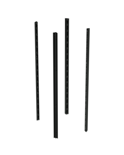 Стойки вертикальные для 19 IT-CQE, В=2000мм, 4шт, RAL9005 DKC (R5KMN20B) в Кемерово Аксессуары для стоек и шкафов Pintop.ru