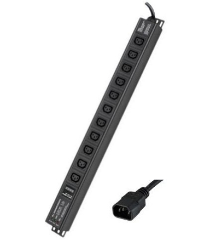 Блок распределения питания вертикальный для 19 шкафов DKC R5VIEC11CDOP в Кемерово Блоки розеток Pintop.ru