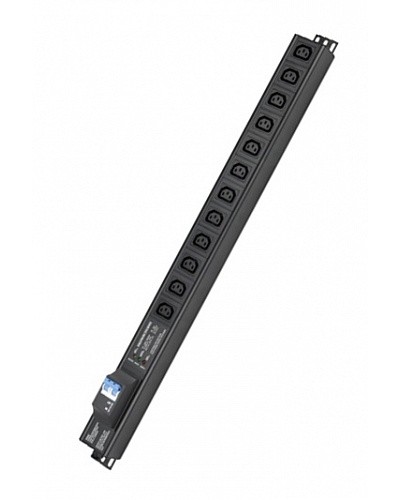 Блок распределения питания вертикальный для 19 шкафов DKC R5VIEC12CBOP в Кемерово Блоки розеток Pintop.ru