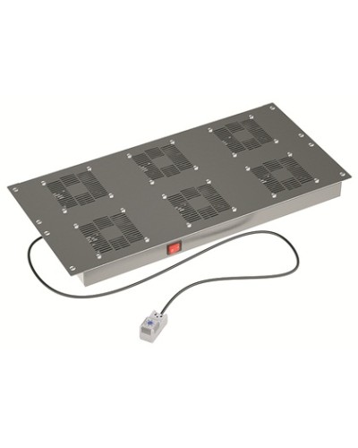 Потолочный вентиляторный модуль, с термостатом 6 вент. для крыши Ш=800мм DKC R5VSIT8006FT в Кемерово Вентиляторные модули Pintop.ru