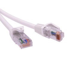 Патч-корд неэкранированный CAT5E U/UTP 4х2, LSZH, белый, 5м DKC RN5EUU4550WH