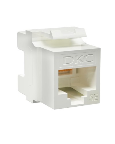 Модуль Keystone RJ45 CAT5E неэкранированный, 180 градусов, белый (форм-фактор A10) DKC RNK5EU180WH в Кемерово Модули Keystone Pintop.ru