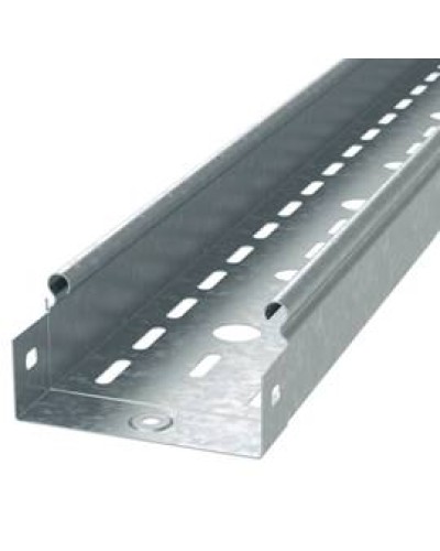 Лоток неперфированный металлический 100x50x3000 DKC (SPL3510) в Кемерово Кабельные лотки Pintop.ru