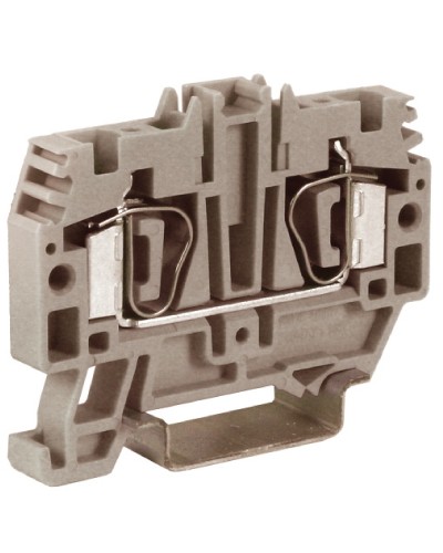 Зажим 4 кв.мм серый DKC ZHM250GR в Кемерово Держатели, клипсы, скобы Pintop.ru