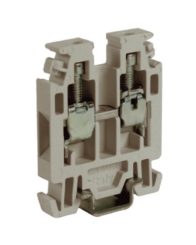 Зажим 2,5 кв.мм серый DKC ZRN500GR в Кемерово Крепежные изделия Pintop.ru