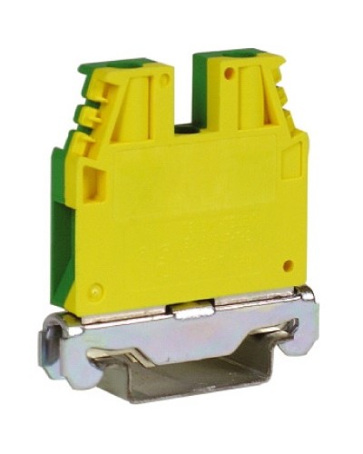 TEC.6/O, зажим для заземления желт.зелен 6 кв.мм DKC (ZTO120) в Кемерово Держатели, клипсы, скобы Pintop.ru