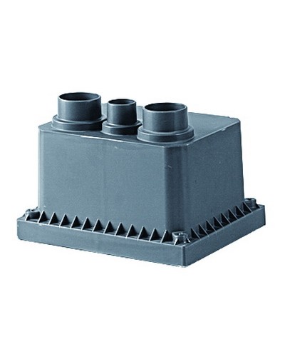 Колодец переходной смотровой 225x175x145 с крышкой для двустенных труб DKC (025001) в Кемерово Повороты, муфты, тройники Pintop.ru