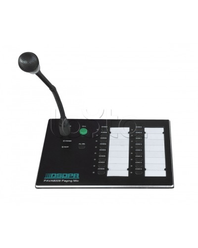 Консоль микрофонная DSPPA PAVA-8008 в Кемерово Система оповещения и трансляции Dsppa Pintop.ru