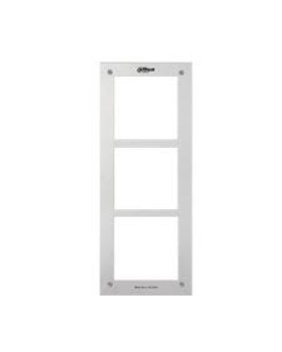 Рамка металическая для 3 модулей Dahua VTOF003 в Кемерово Дополнительное оборудование для СКУД Pintop.ru