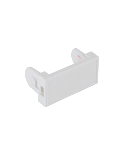 Заглушка 22,5х45 мм на 1 модуль, белый Datarex (DR-513410) в Кемерово Розетки компьютерные и телефонные Pintop.ru