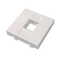 Адаптер Mosaic 45 х 45 мм для модуля Keystone, 1 порт, белый Datarex DR-5301