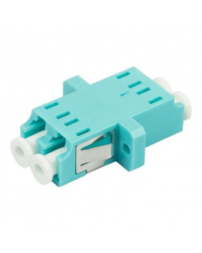 Адаптер оптический проходной LC-LC, OM3, дуплекс (duplex), бирюзовый Datarex DR-541123 в Кемерово Коммутационные изделия Pintop.ru