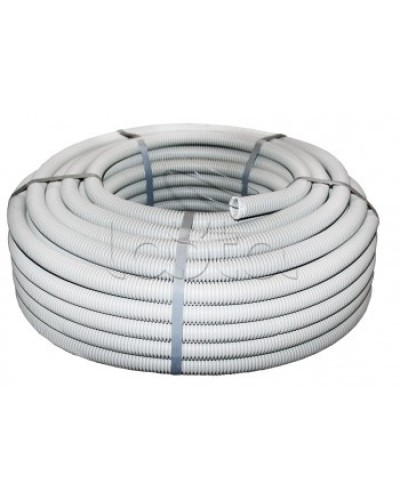 Труба гофр.ПВХ тяжелая с протяжкой d20 мм (100 м) серая EKF-Plast (tg-z-20-t) в Кемерово Труба гофрированная Pintop.ru