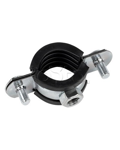 Хомут стальной 3/8 (15-19 мм), с уплотнителем EKF (hsu1038) в Кемерово Стяжки-хомуты Pintop.ru