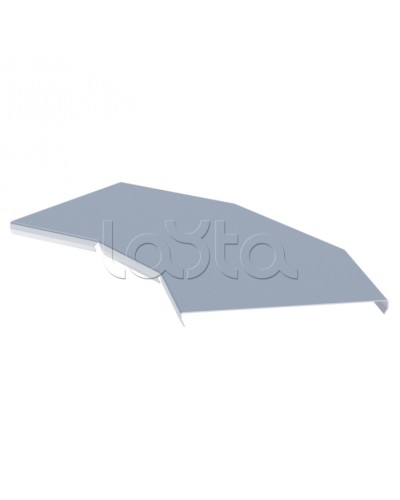 Крышка на угол 45 град. горизонтальный для лестничнго лотка 200 мм EKF (kglt45200) в Кемерово Аксессуары для лотков Pintop.ru