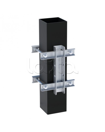 Комплект крепления стойки монтажной к опоре EKF (kksmo) в Кемерово Аксессуары для лотков Pintop.ru