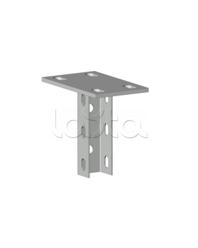 Кронштейн потолочный одинарный 115 мм HDZ (2.5 мм) EKF (kp115) в Кемерово Аксессуары для лотков Pintop.ru