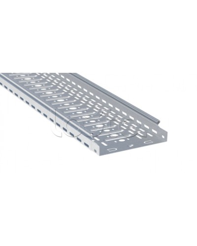 Лоток перфорированный 35х100х3000-0,7 мм EKF (L3510001) в Кемерово Кабельные лотки Pintop.ru
