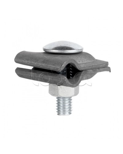 Зажим прута универсальный малый (пластина 30х30мм), HZ EKF (lp-51510) в Кемерово Крепежные изделия Pintop.ru