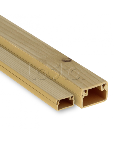 Канал кабельный (16х16) (84 м) светлое дерево EKF-Plast (kk-16-16w) в Кемерово Аксессуары для кабель-канала Pintop.ru