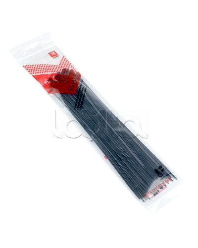 Хомут P6.6 стандартный (ч), 3.6x250 (50шт) FlexLock PROxima EKF (plc-fl-ctsb-3.6x250-r) в Кемерово Стяжки-хомуты Pintop.ru