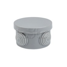 Коробка распред. КМР-040-038 с крышкой наружная (65х40) 4 мемб. ввода IP54 EKF (plc-kmr-040-038-r)