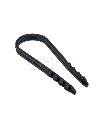 Дюбель-хомут для круглого кабеля (19-25мм) черный (50шт.) EKF PROxima (plc-ncs50-19x25b) в Кемерово Крепеж: Дюбели, шурупы, саморезы Pintop.ru