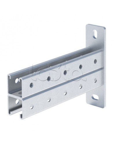 STRUT-консоль двойная 41х41 мм, основание 350 мм EKF (stkd414135) в Кемерово Аксессуары для лотков Pintop.ru