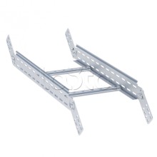 Угол вертикальный шарнирный для лестничного лотка 80x300 мм EKF (vlt80300)