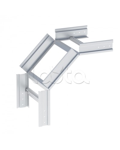 Угол 90 градусов вертикальный внешний лестничный усиленный 100x300 мм (2 мм) HDZ EKF (voltp90100300-2-HDZ) в Кемерово Аксессуары для лотков Pintop.ru